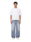 Plain White Boxy-Fit Heavyweight Tee