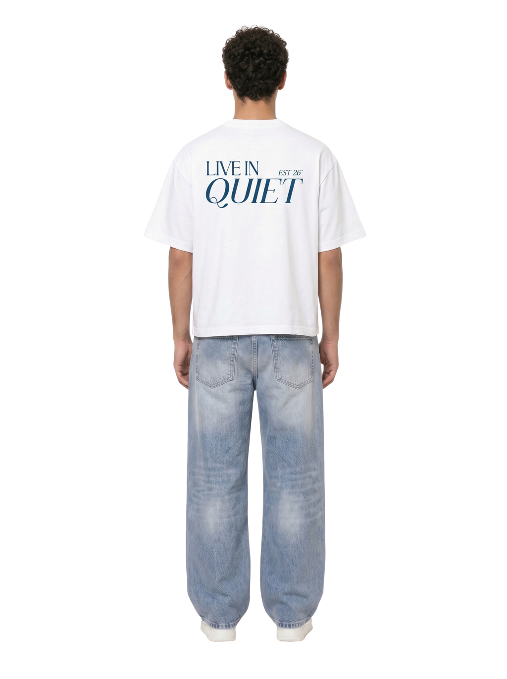 White Boxy-Fit Heavyweight Tee