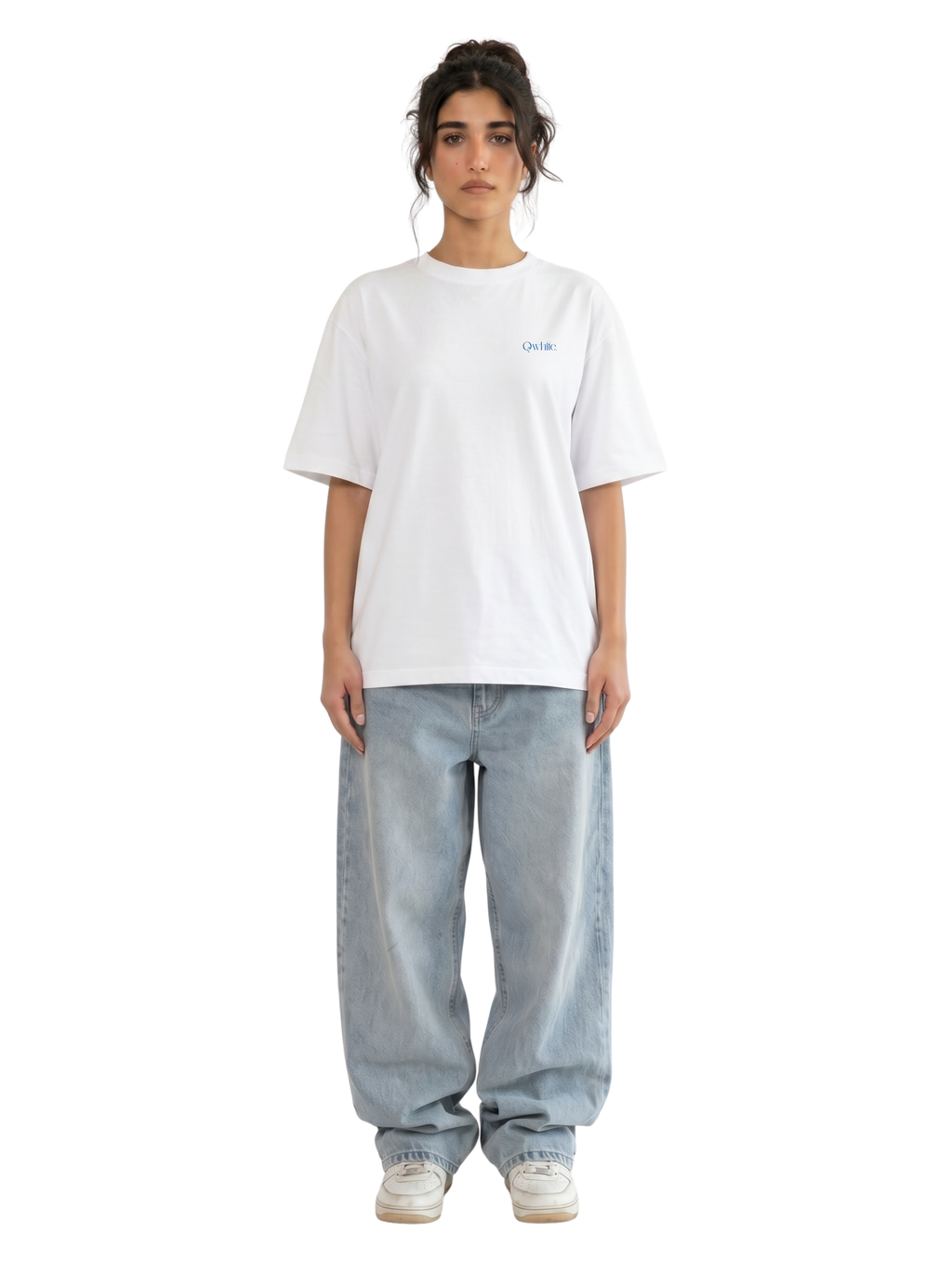 White Oversized Heavyweight Tee