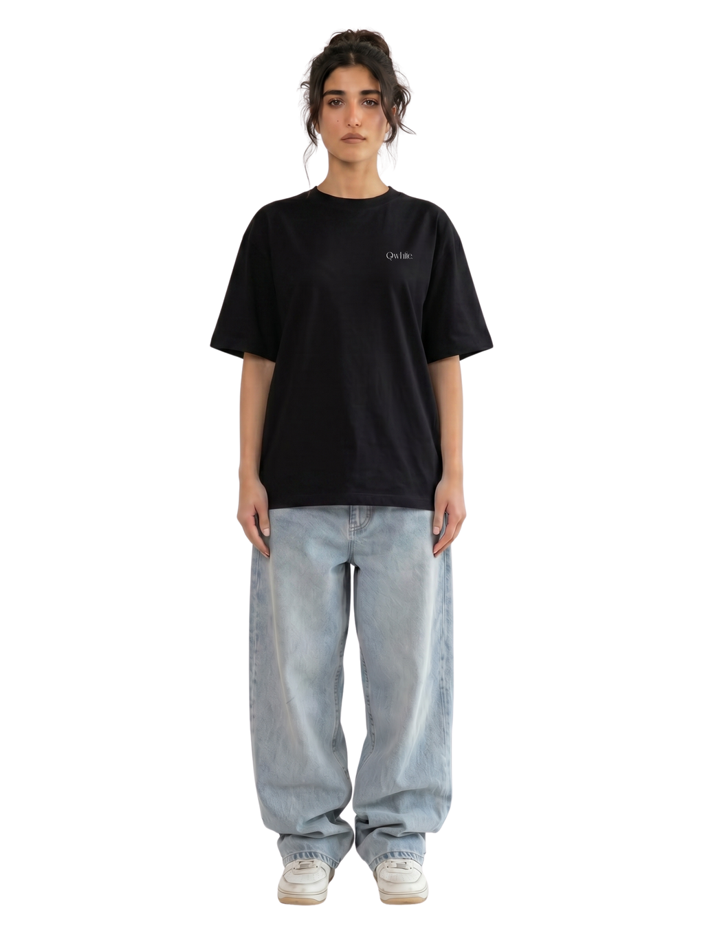 Black Oversized Heavyweight Tee
