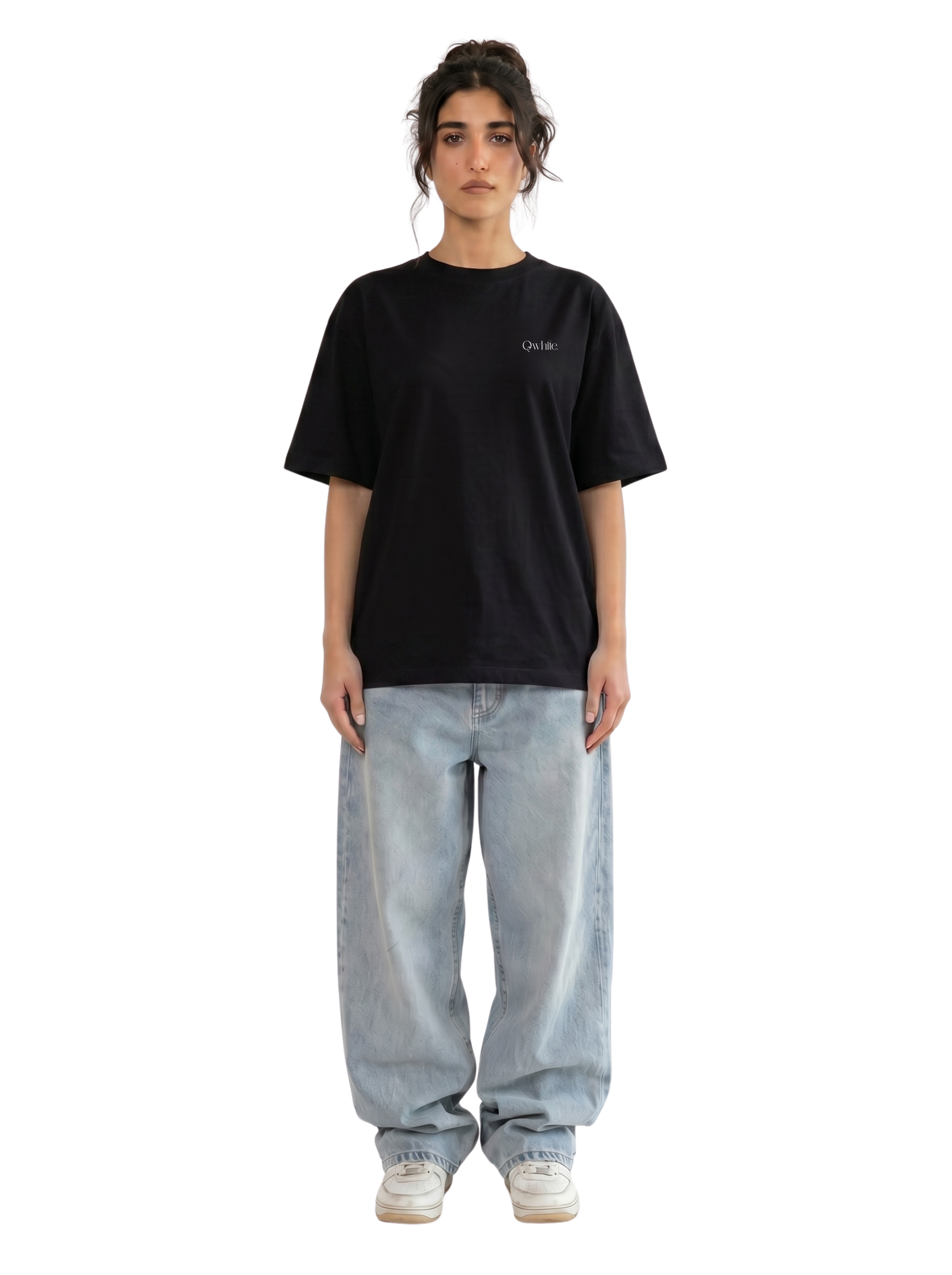 Black Oversized Heavyweight Tee