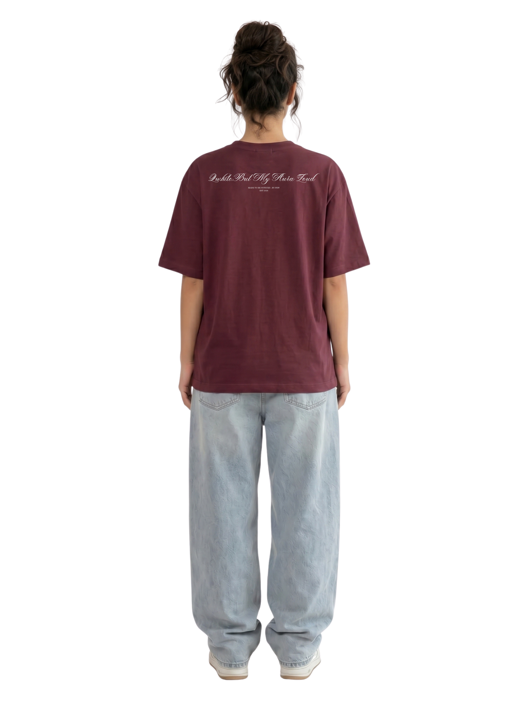 Burgundy Oversized Heavyweight Tee