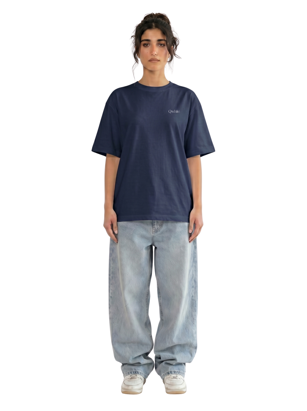 Navy Oversized Heavyweight Tee
