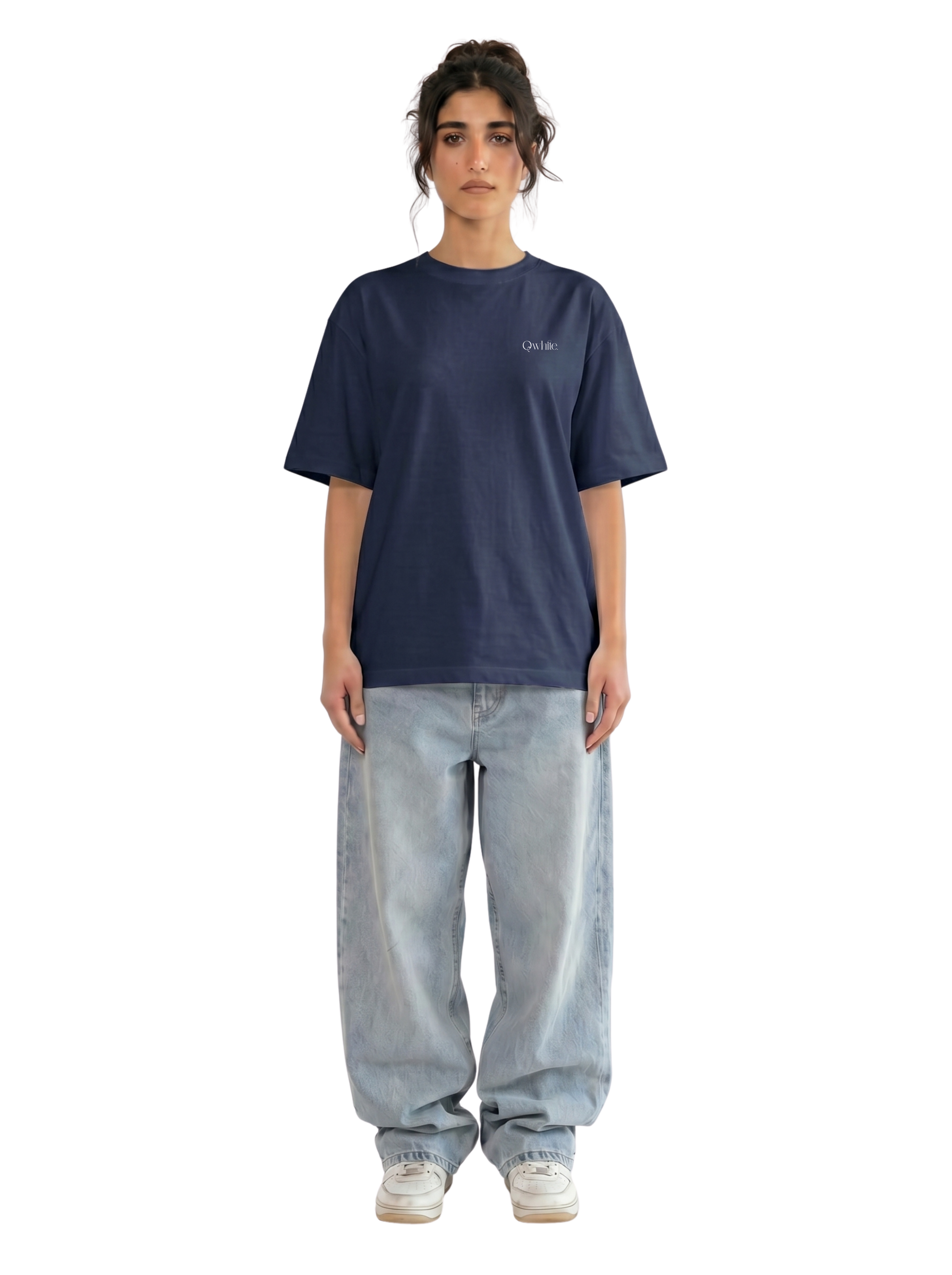 Navy Oversized Heavyweight Tee