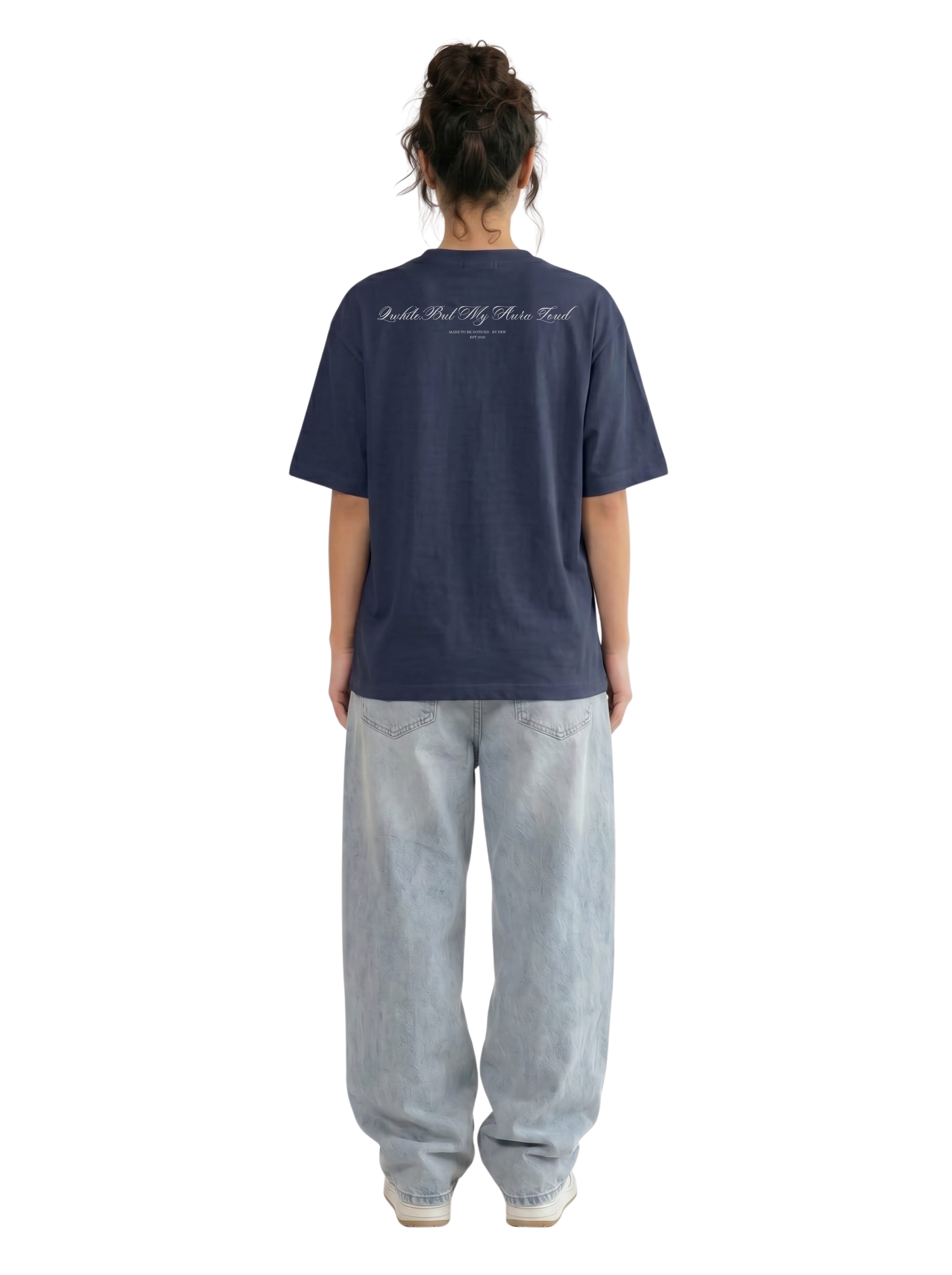 Navy Oversized Heavyweight Tee