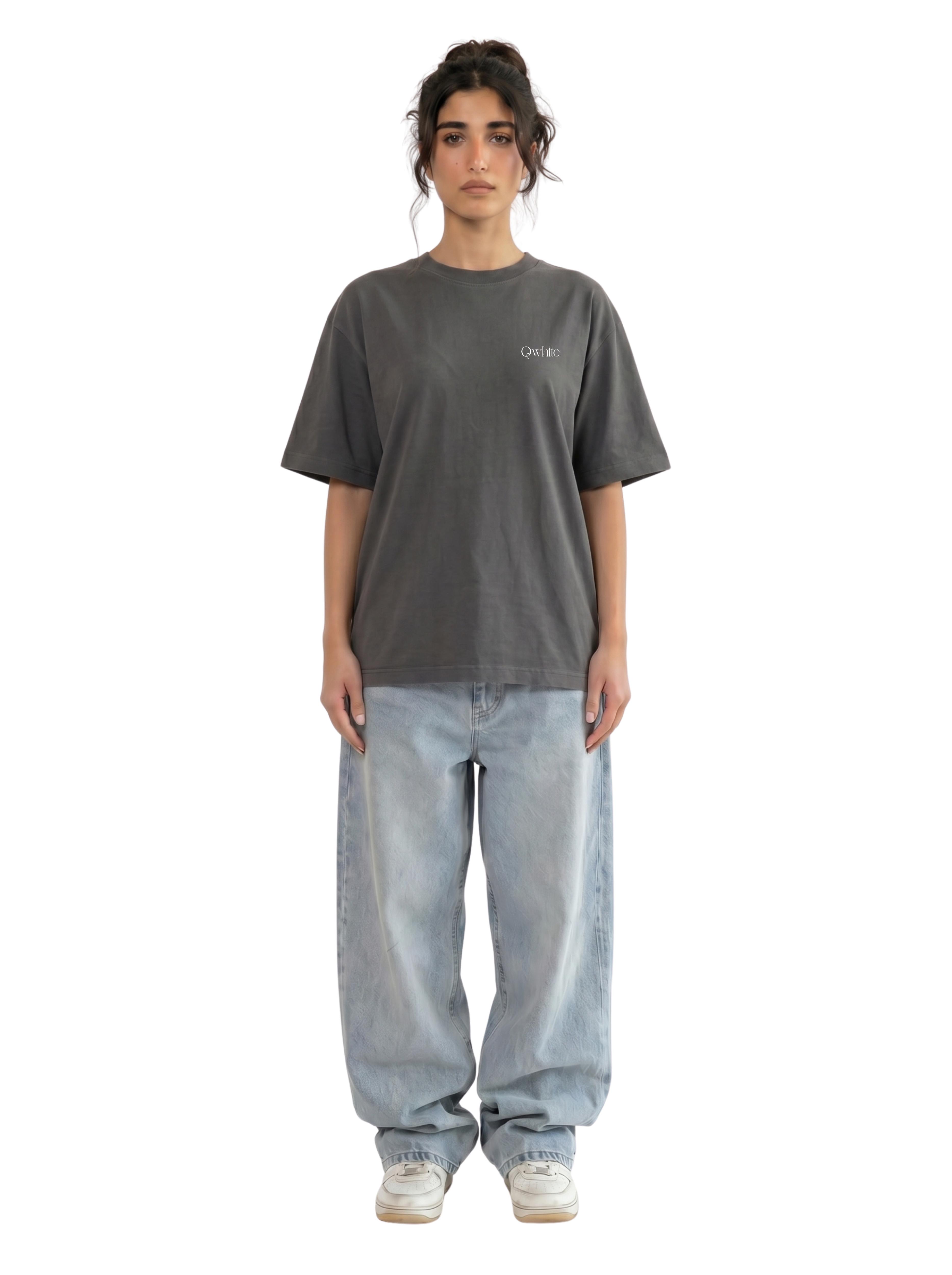 Grey Oversized Heavyweight Tee