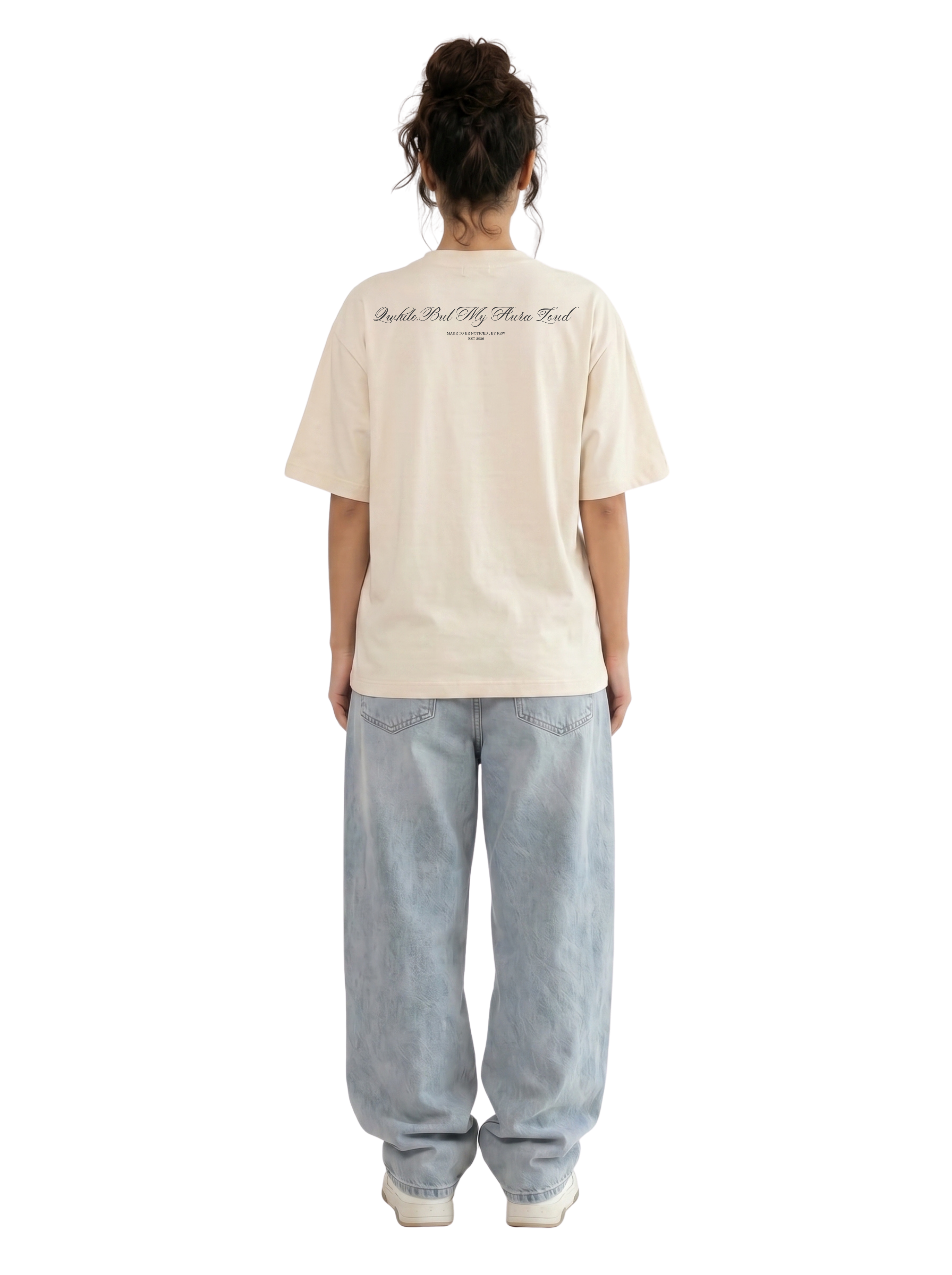 Beige Oversized Heavyweight Tee