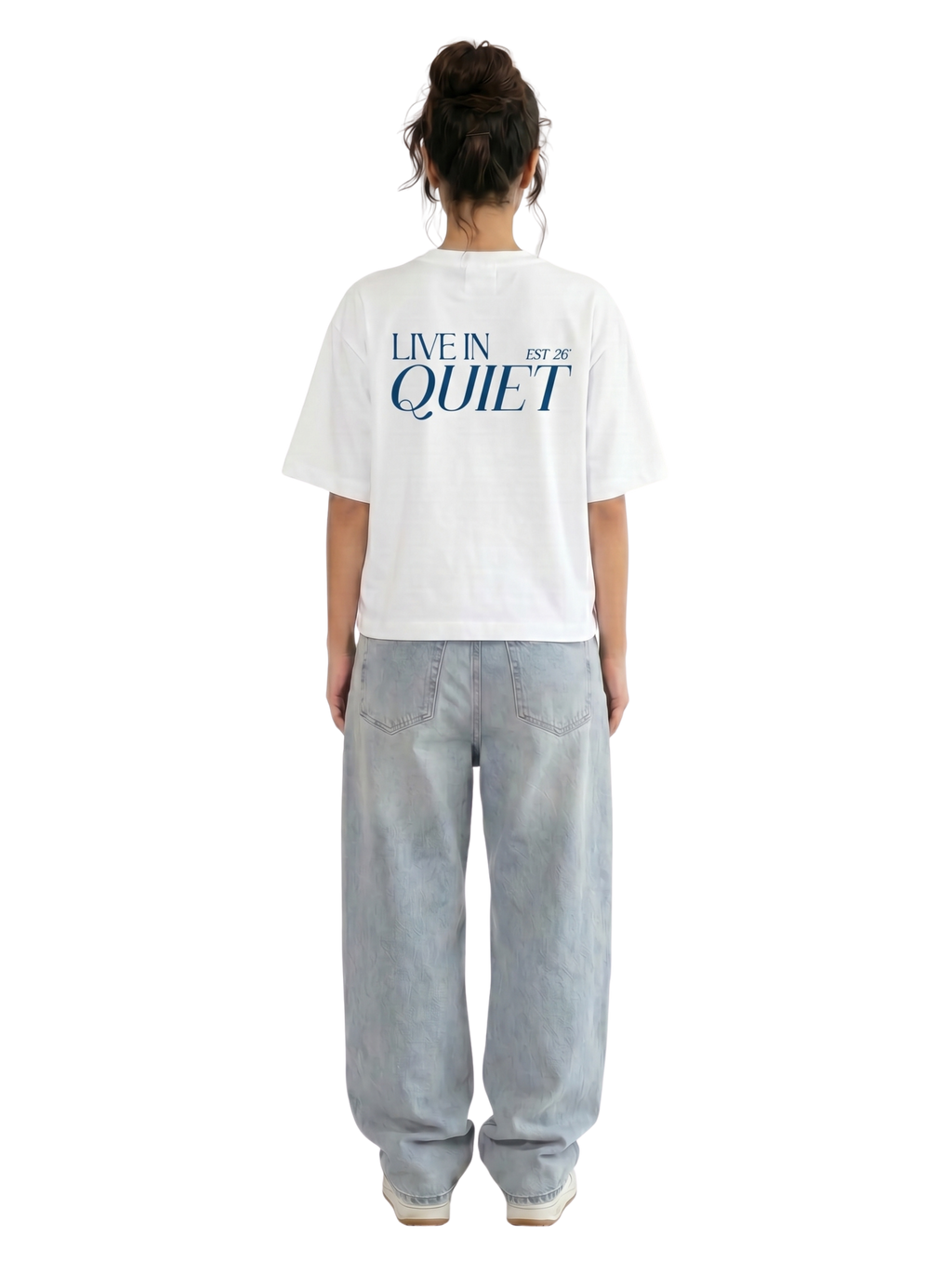 White Boxy-Fit Heavyweight Tee