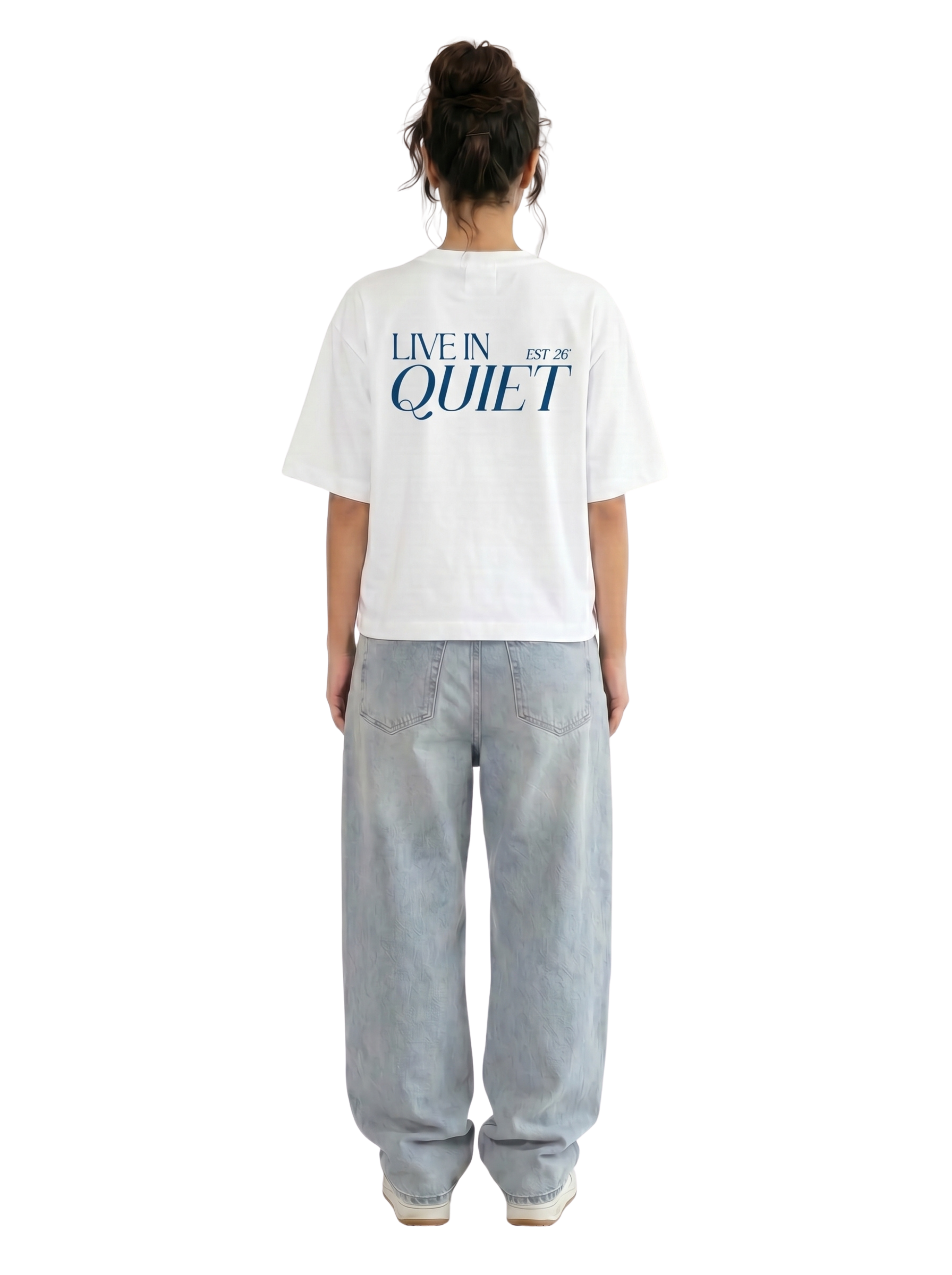 White Boxy-Fit Heavyweight Tee