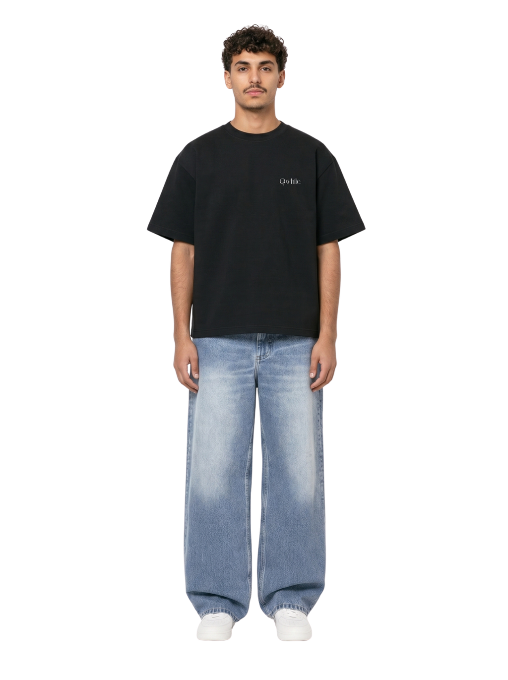 Black Oversized Heavyweight Tee