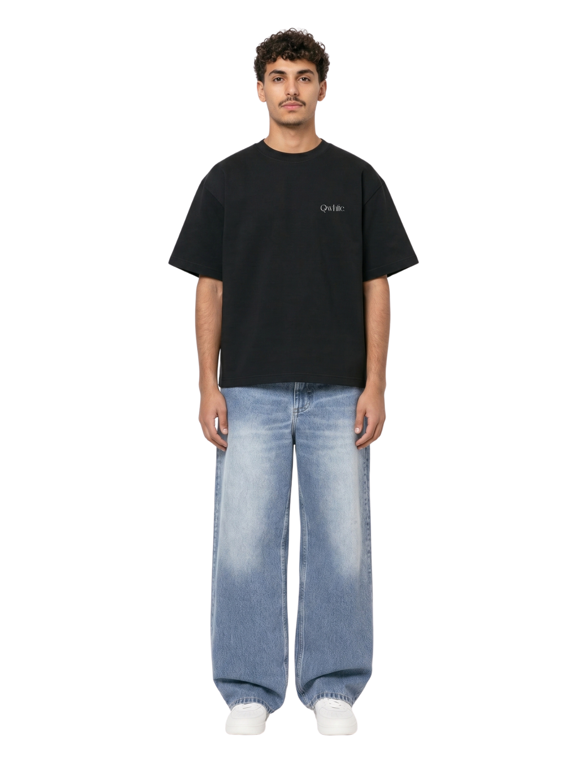 Black Oversized Heavyweight Tee