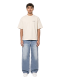 Beige Oversized Heavyweight Tee