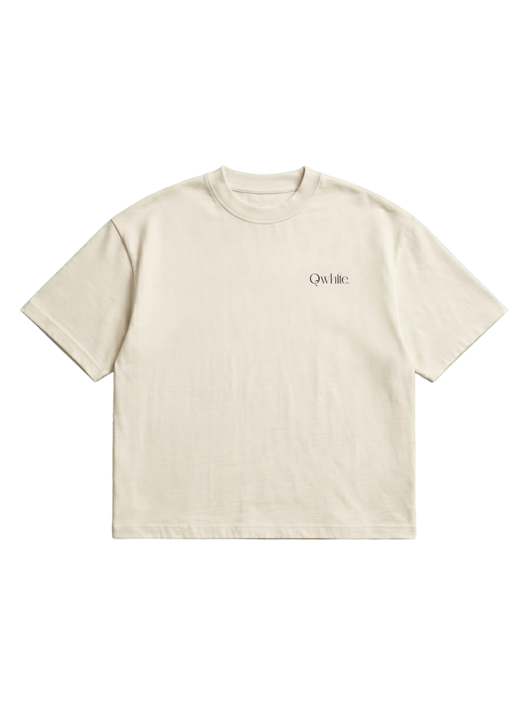 Beige Boxy-Fit Heavyweight Tee