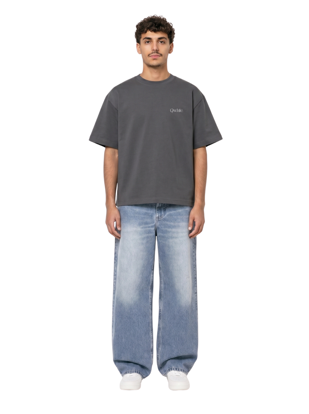 Grey Oversized Heavyweight Tee