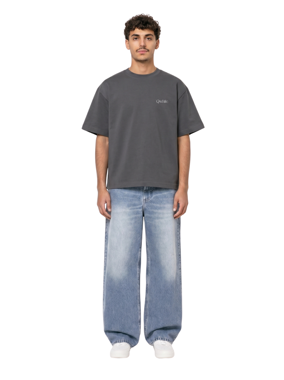 Grey Oversized Heavyweight Tee