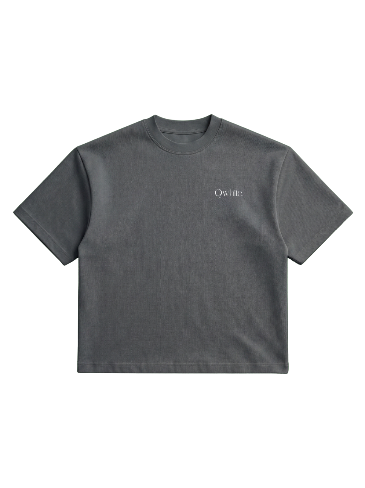 Grey Boxy-Fit Heavyweight Tee