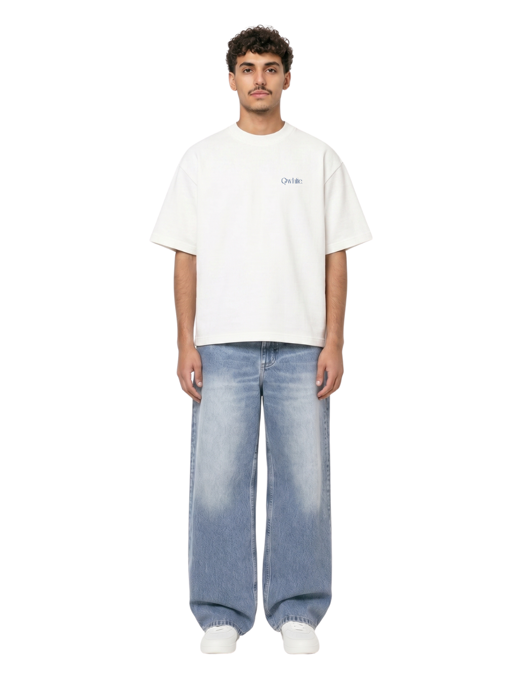 White Oversized Heavyweight Tee