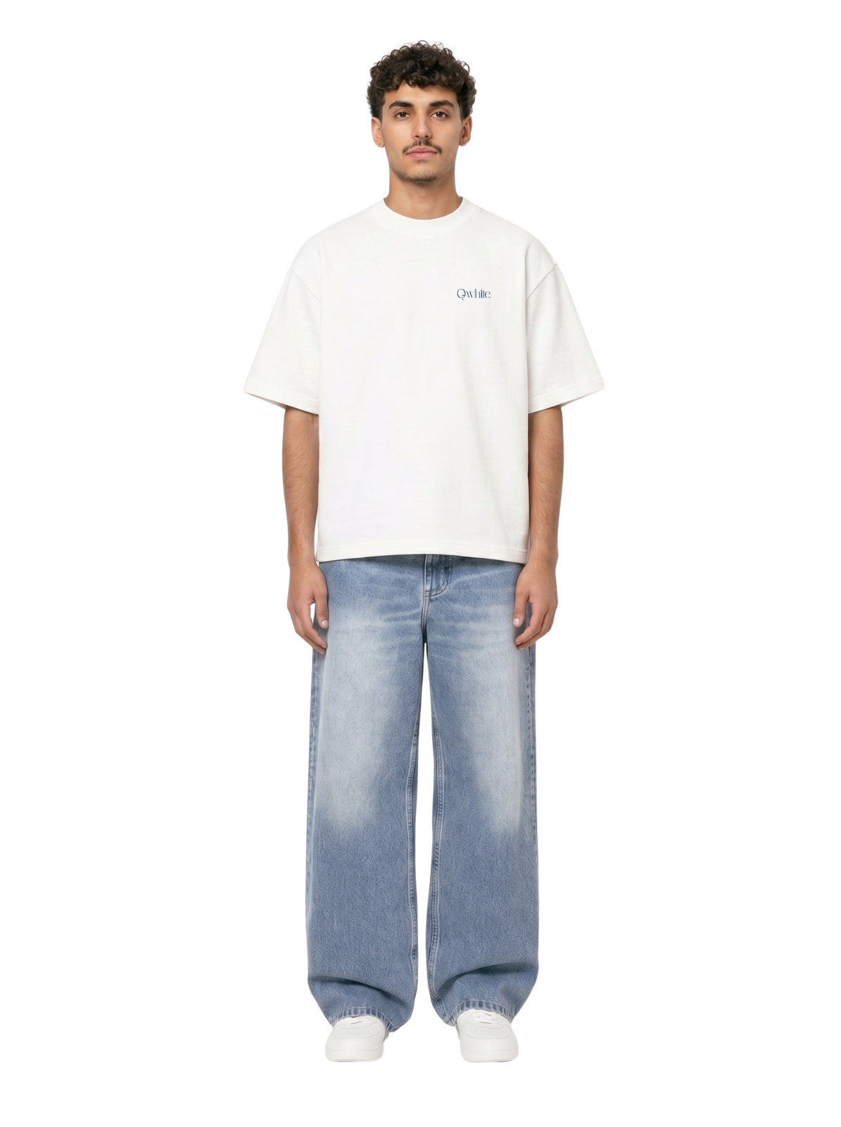 White Oversized Heavyweight Tee