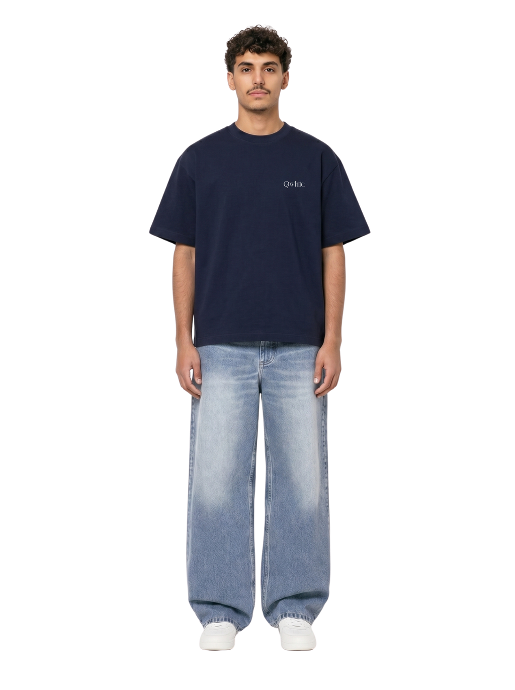 Navy Oversized Heavyweight Tee