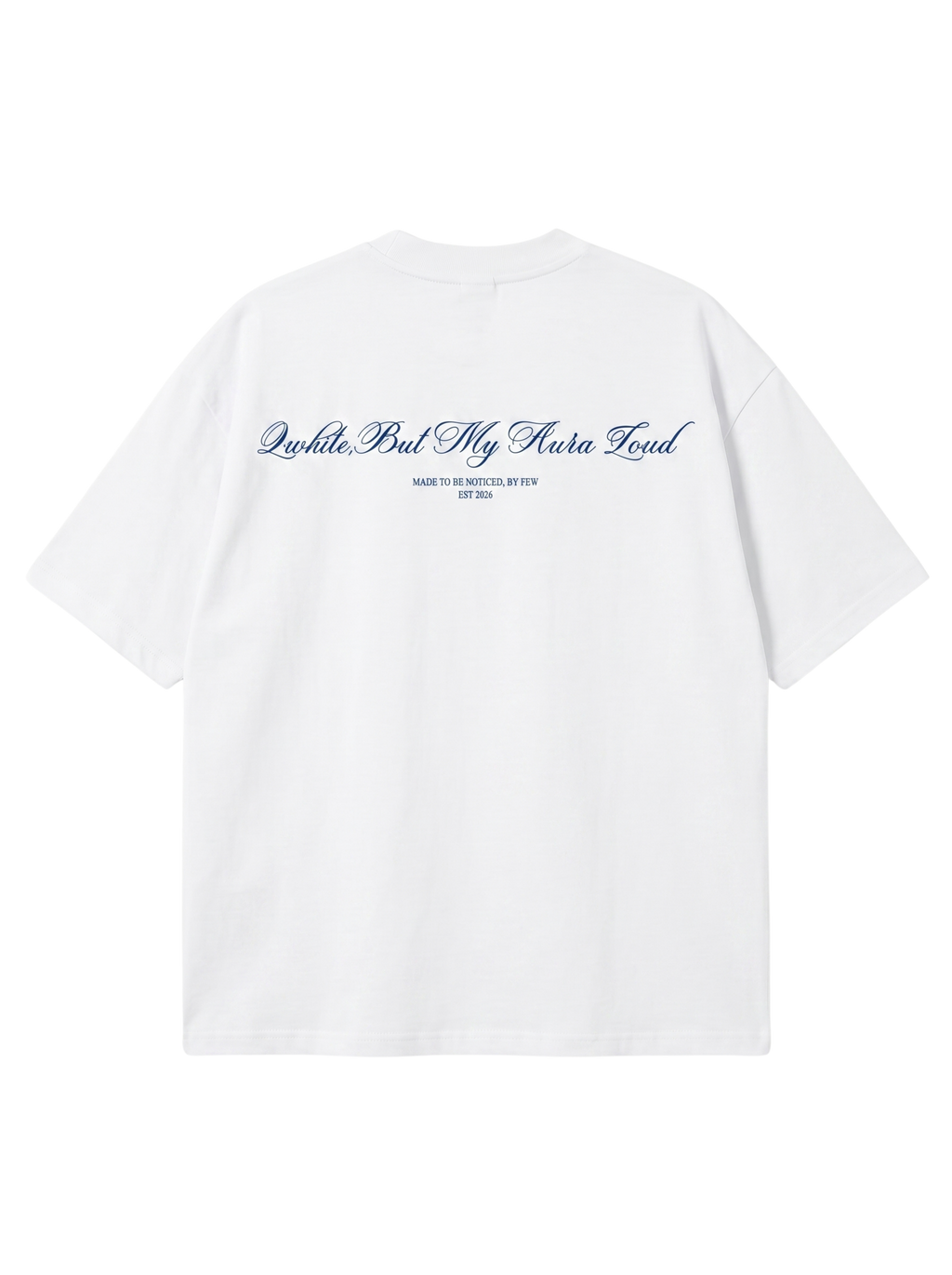 White Oversized Heavyweight Tee