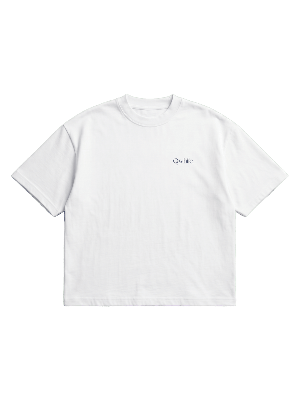Plain White Boxy-Fit Heavyweight Tee