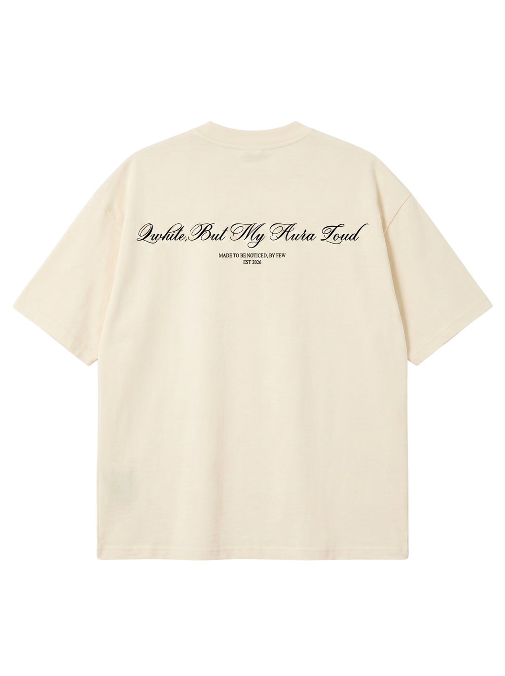 Beige Oversized Heavyweight Tee
