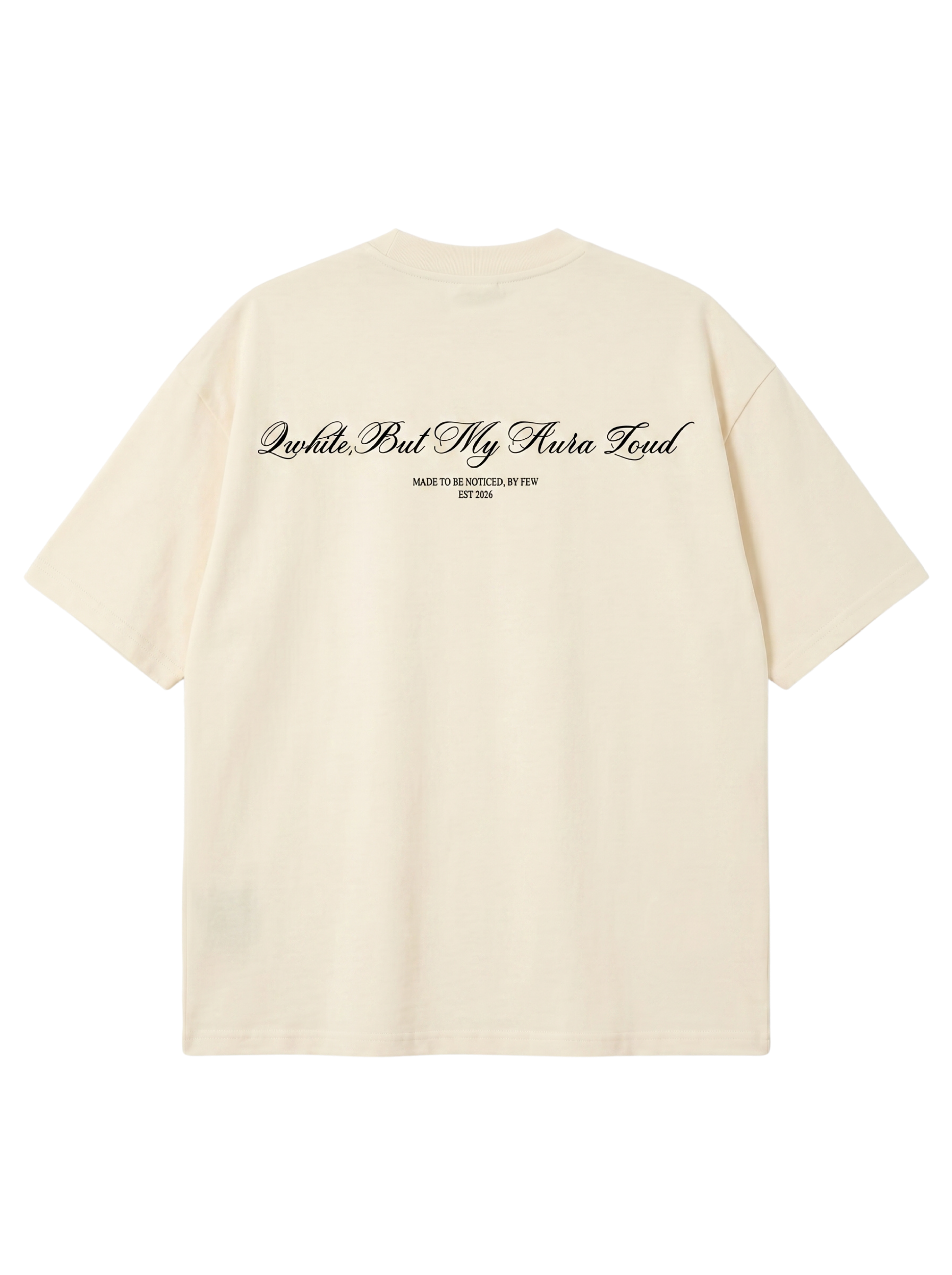Beige Oversized Heavyweight Tee
