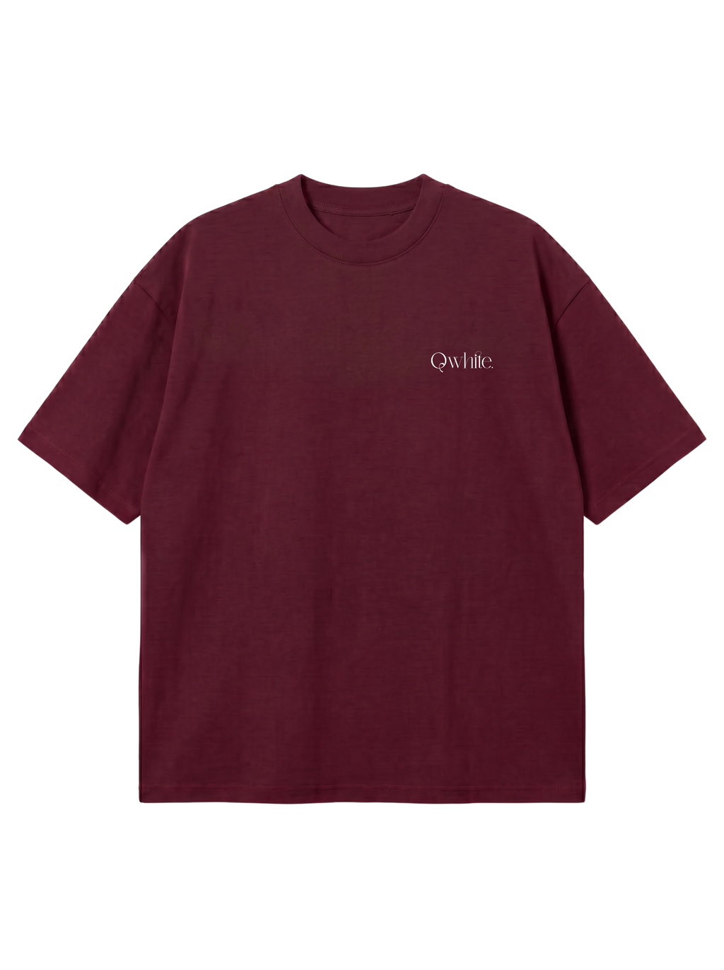 Burgundy Oversized Heavyweight Tee