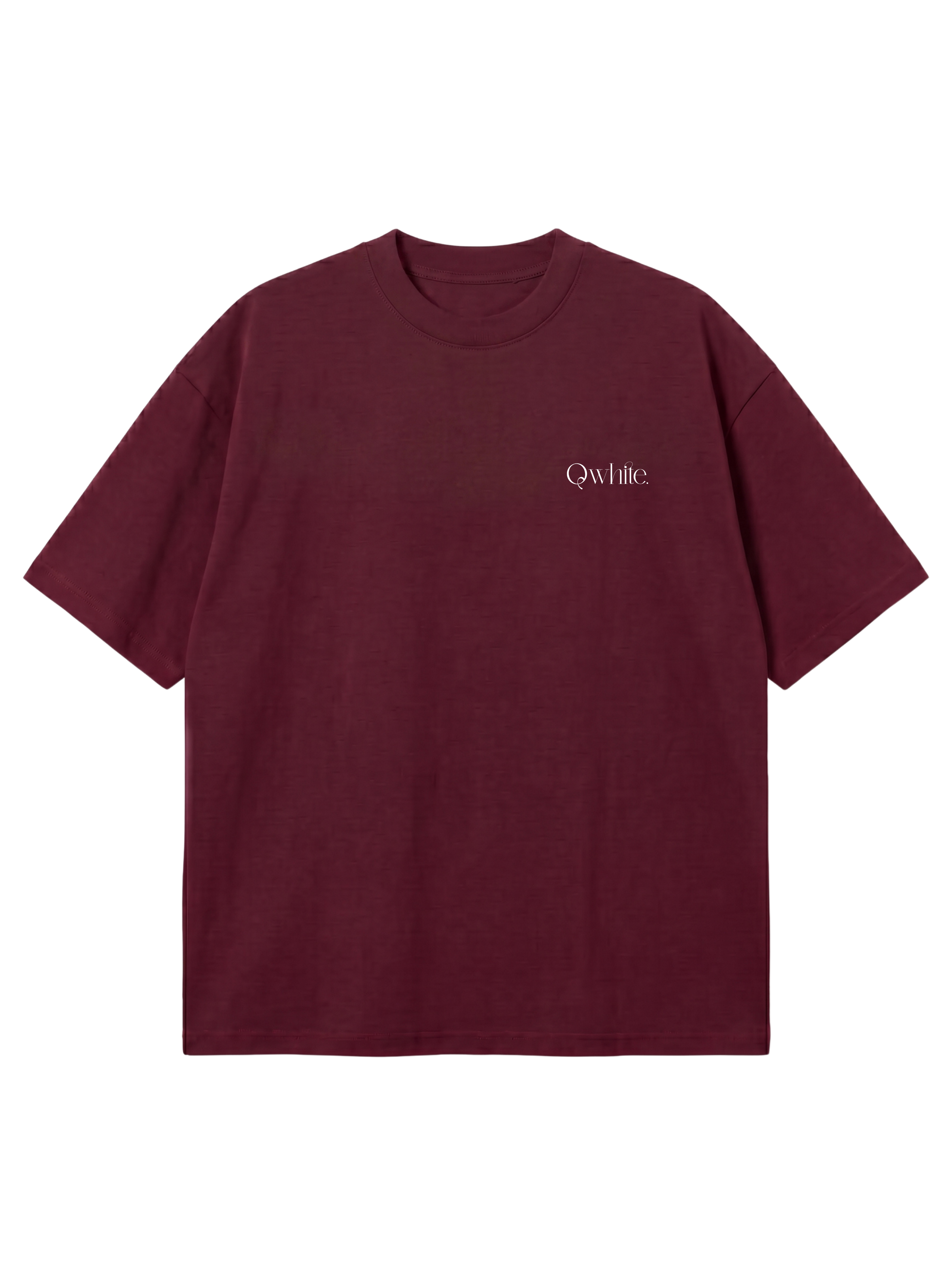 Burgundy Oversized Heavyweight Tee