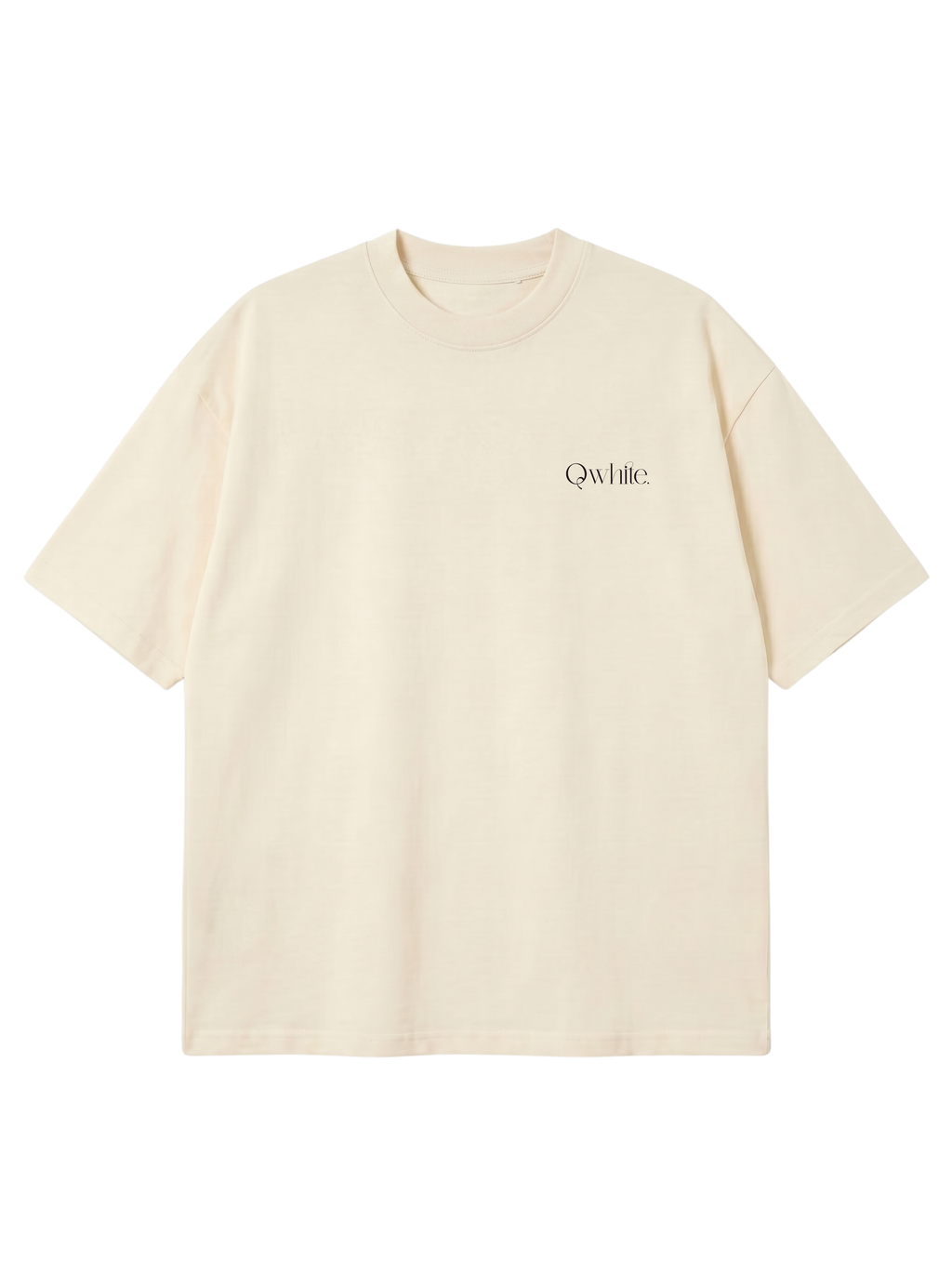 Beige Oversized Heavyweight Tee