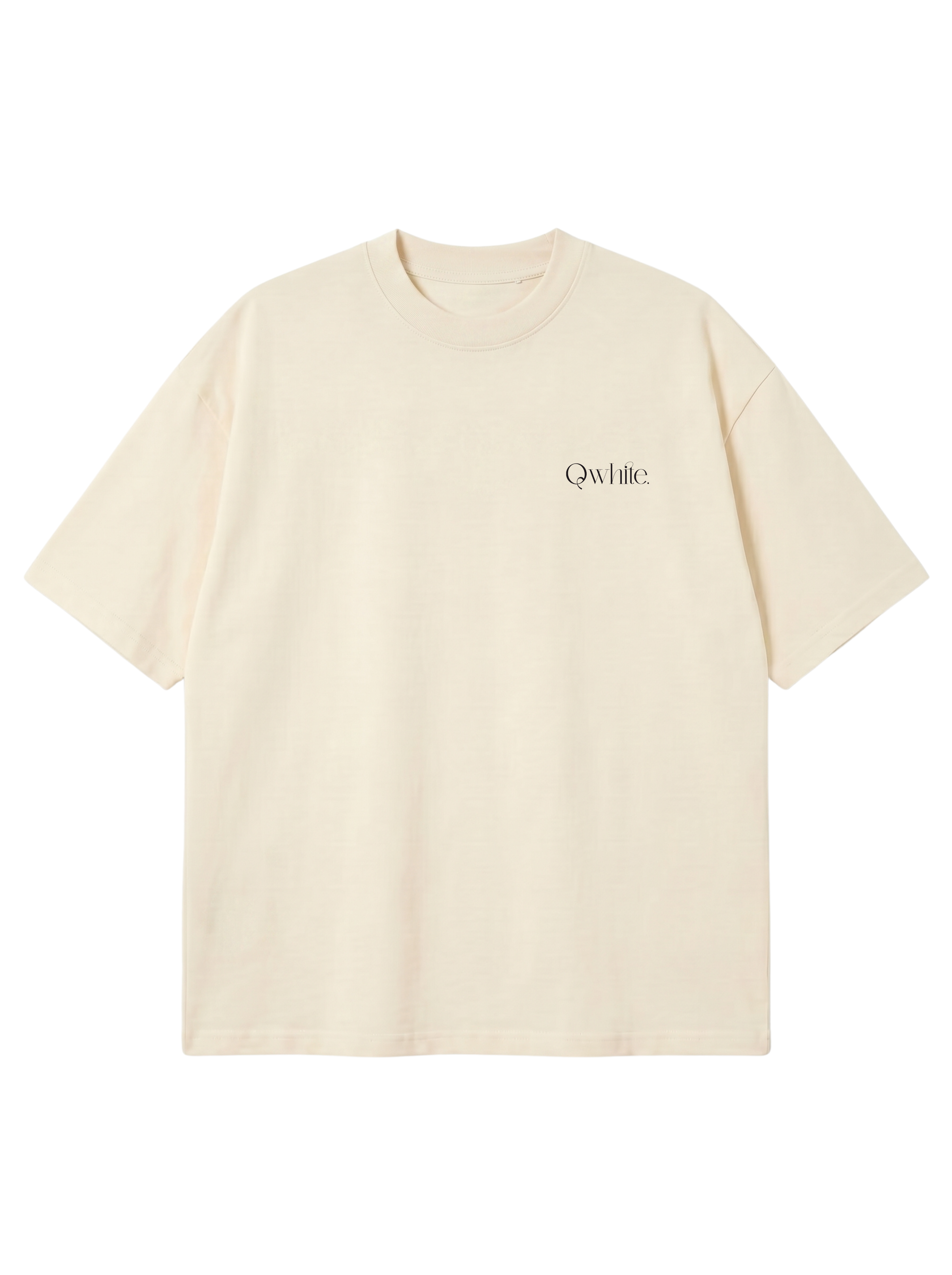 Beige Oversized Heavyweight Tee