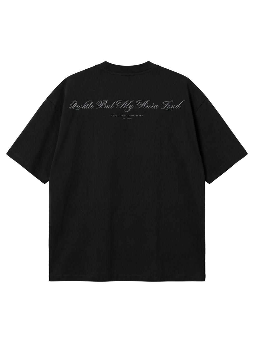 Black Oversized Heavyweight Tee