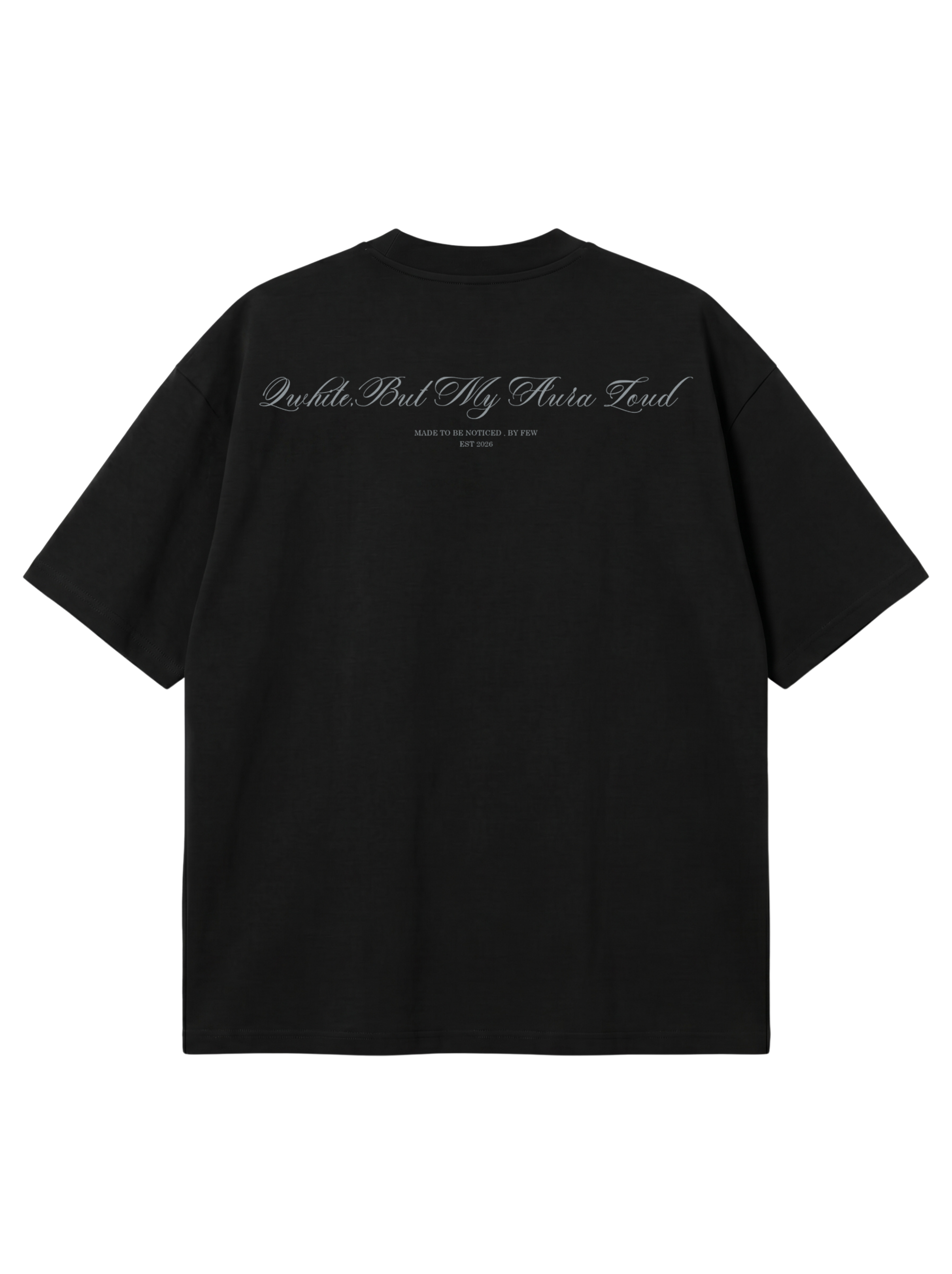 Black Oversized Heavyweight Tee