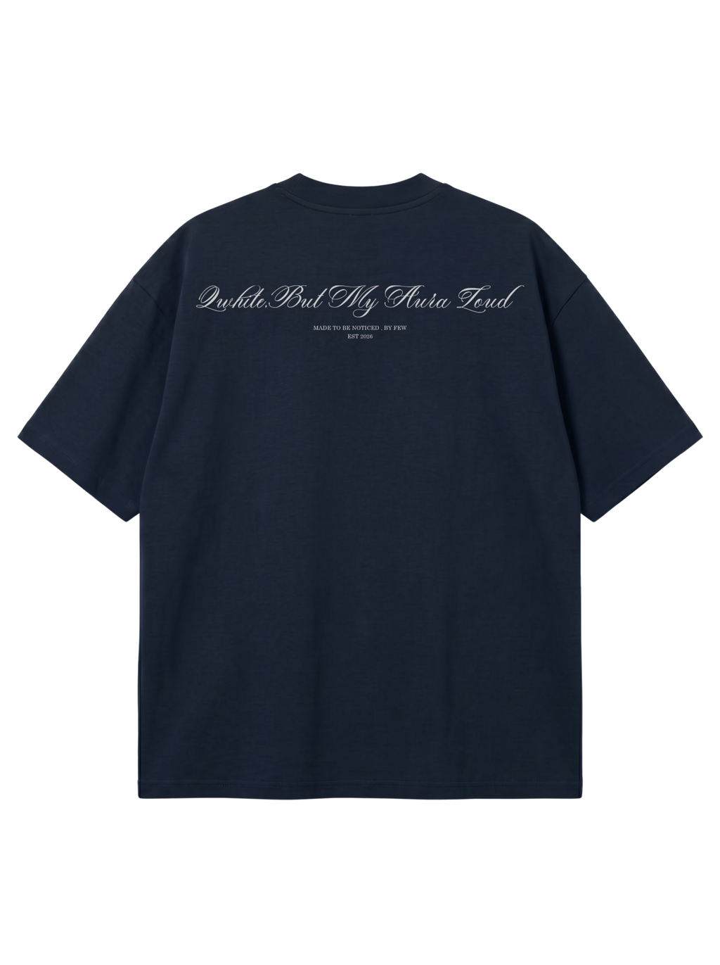 Navy Oversized Heavyweight Tee