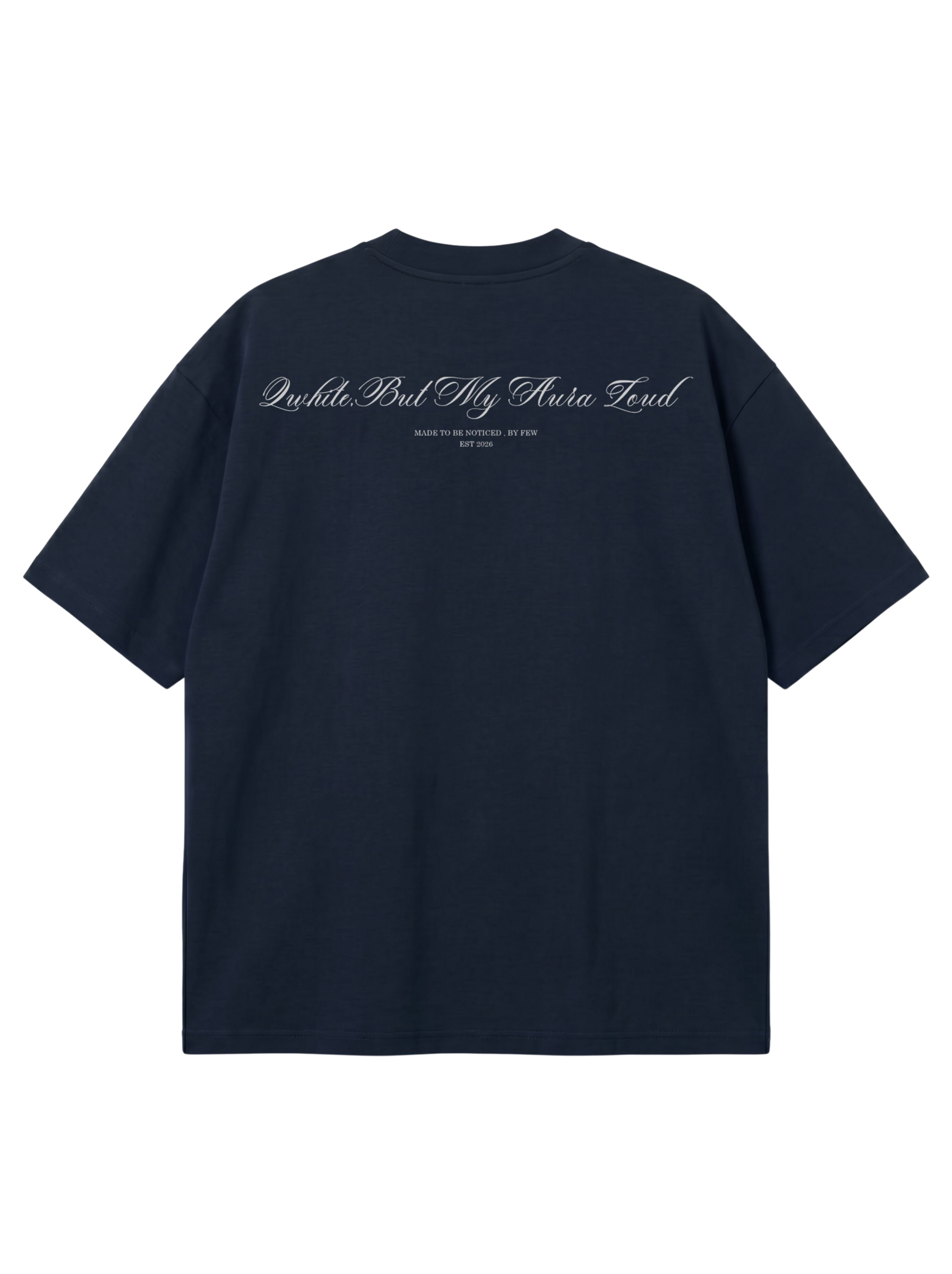 Navy Oversized Heavyweight Tee