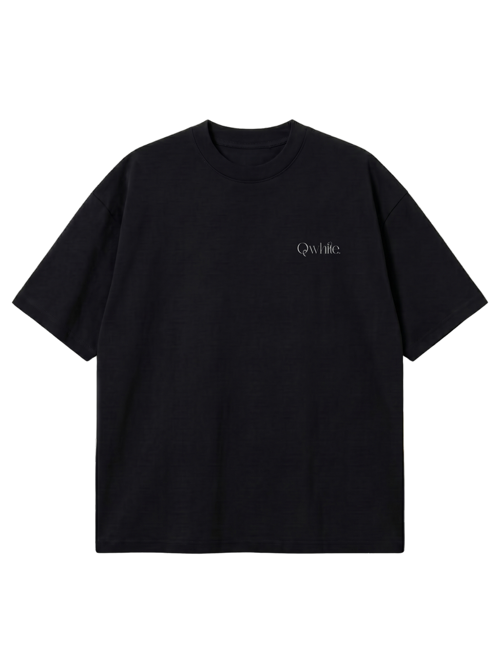 Black Oversized Heavyweight Tee