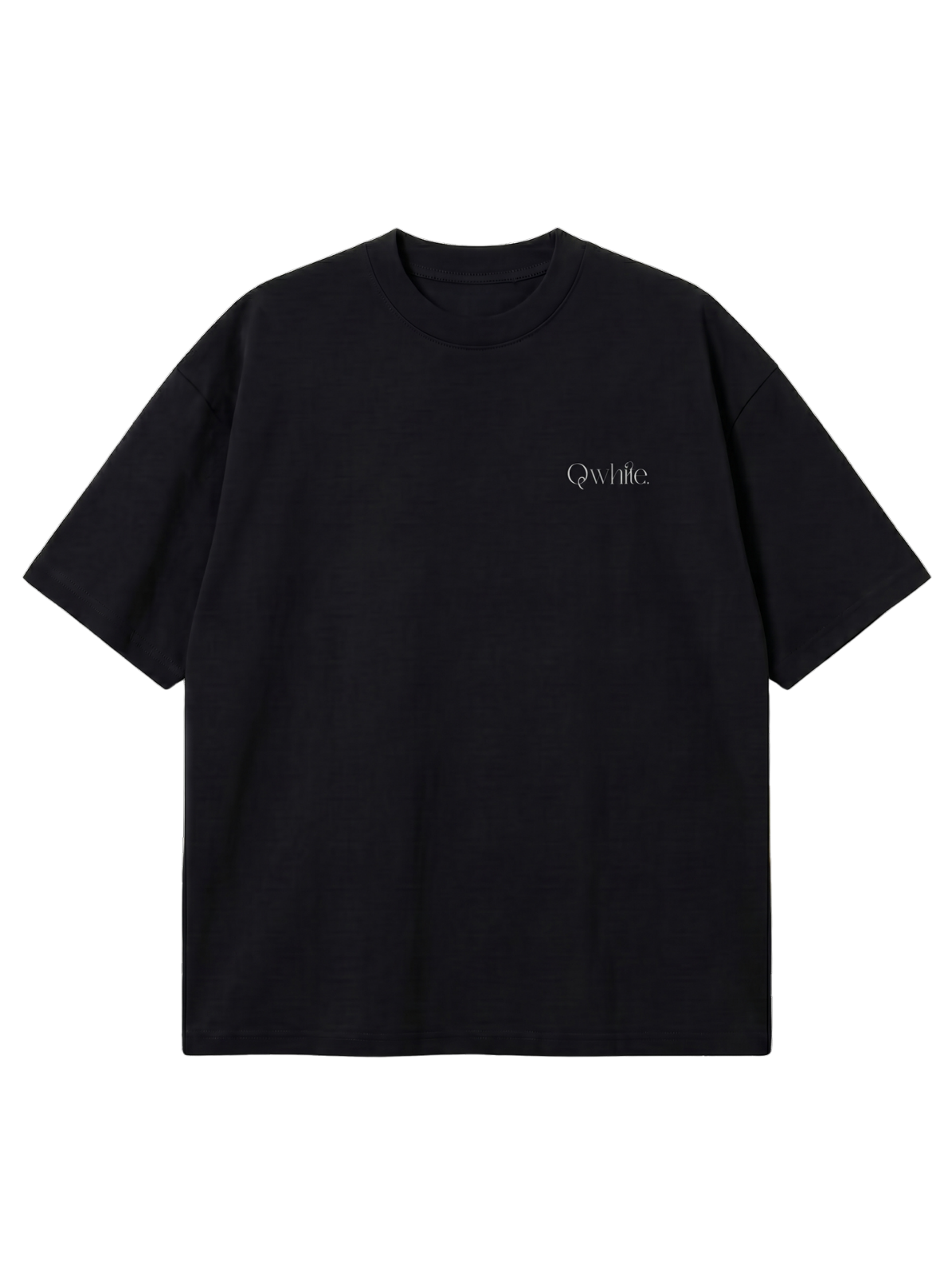 Black Oversized Heavyweight Tee