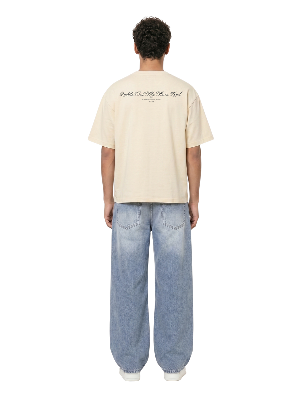 Beige Oversized Heavyweight Tee