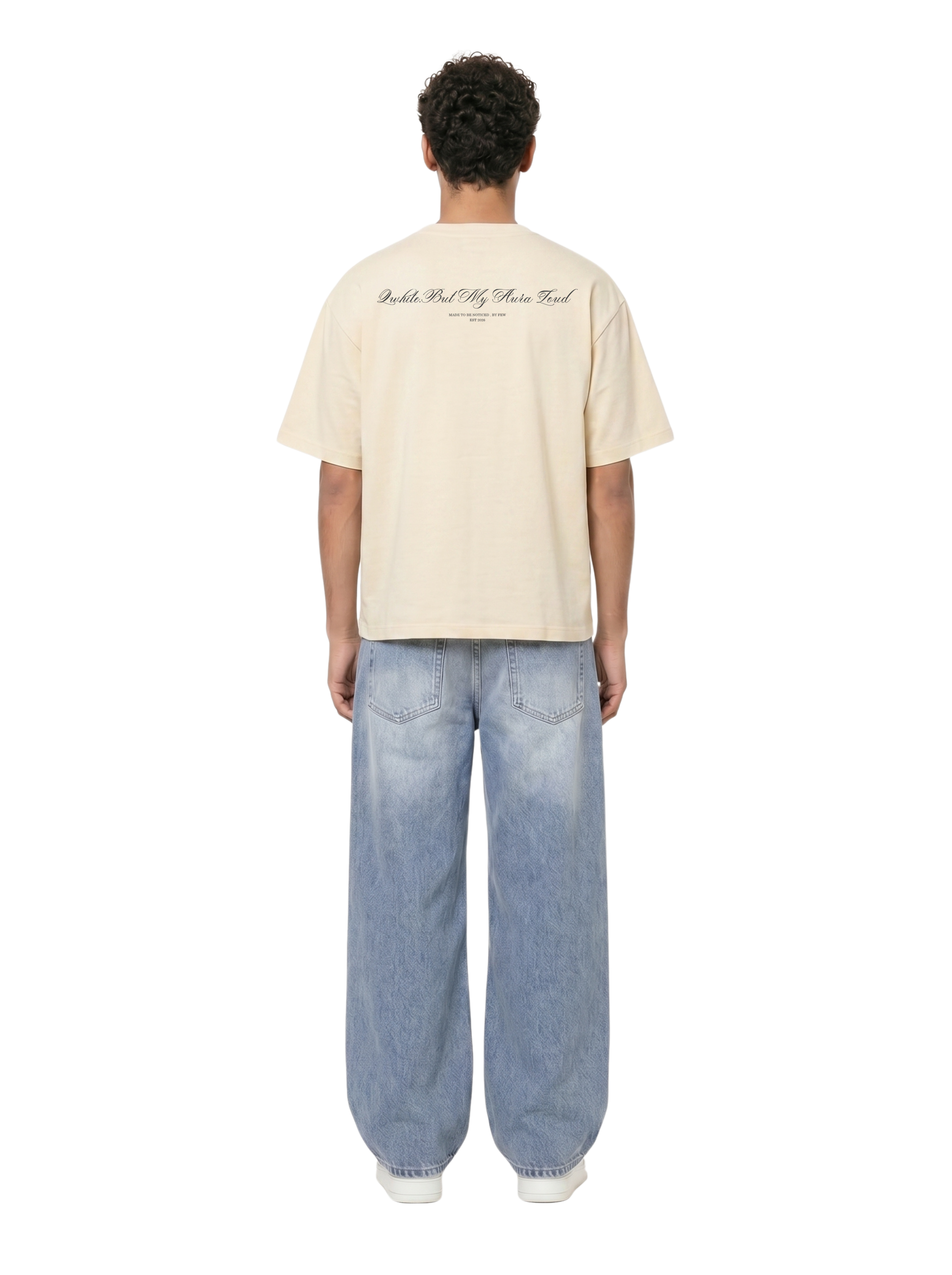 Beige Oversized Heavyweight Tee