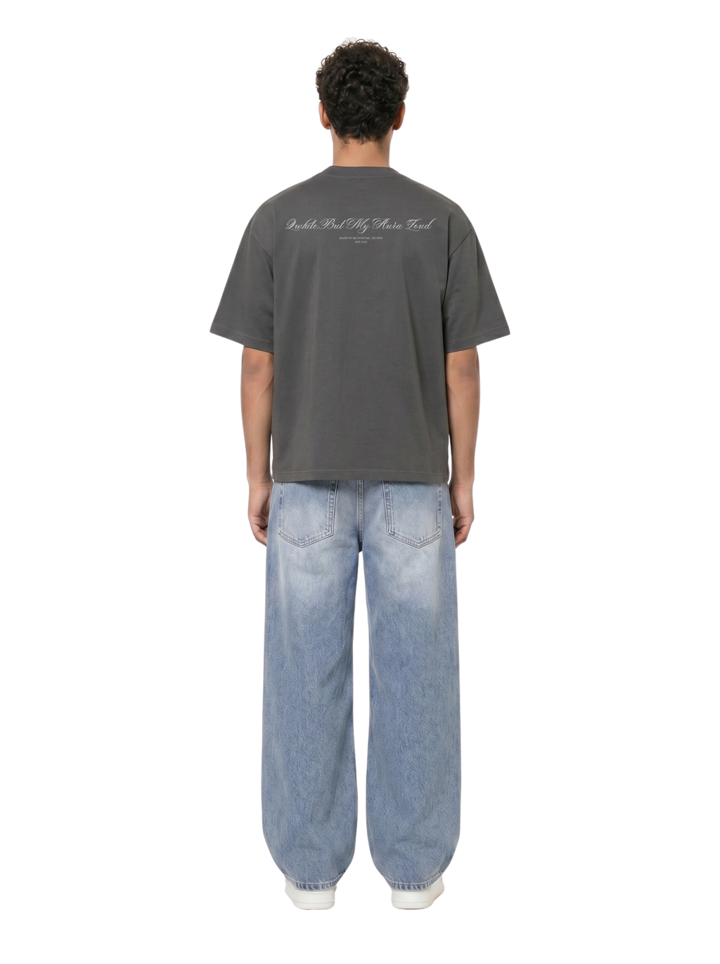 Grey Oversized Heavyweight Tee