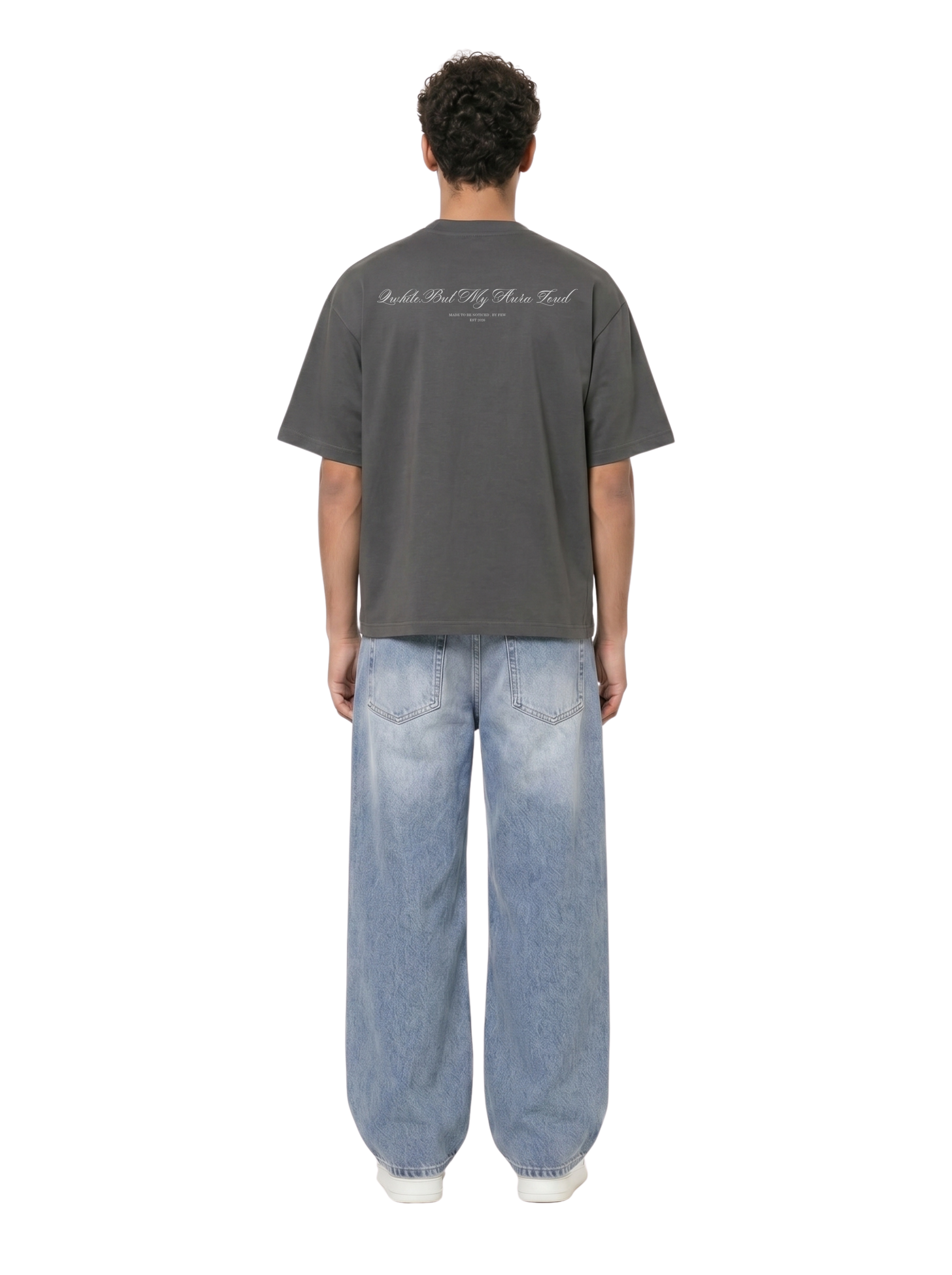 Grey Oversized Heavyweight Tee
