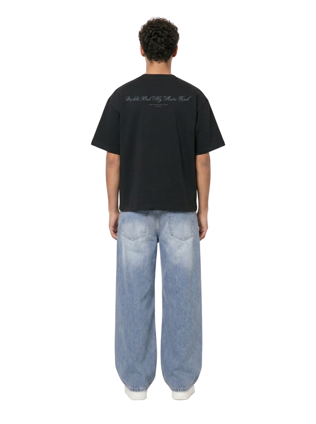 Black Oversized Heavyweight Tee