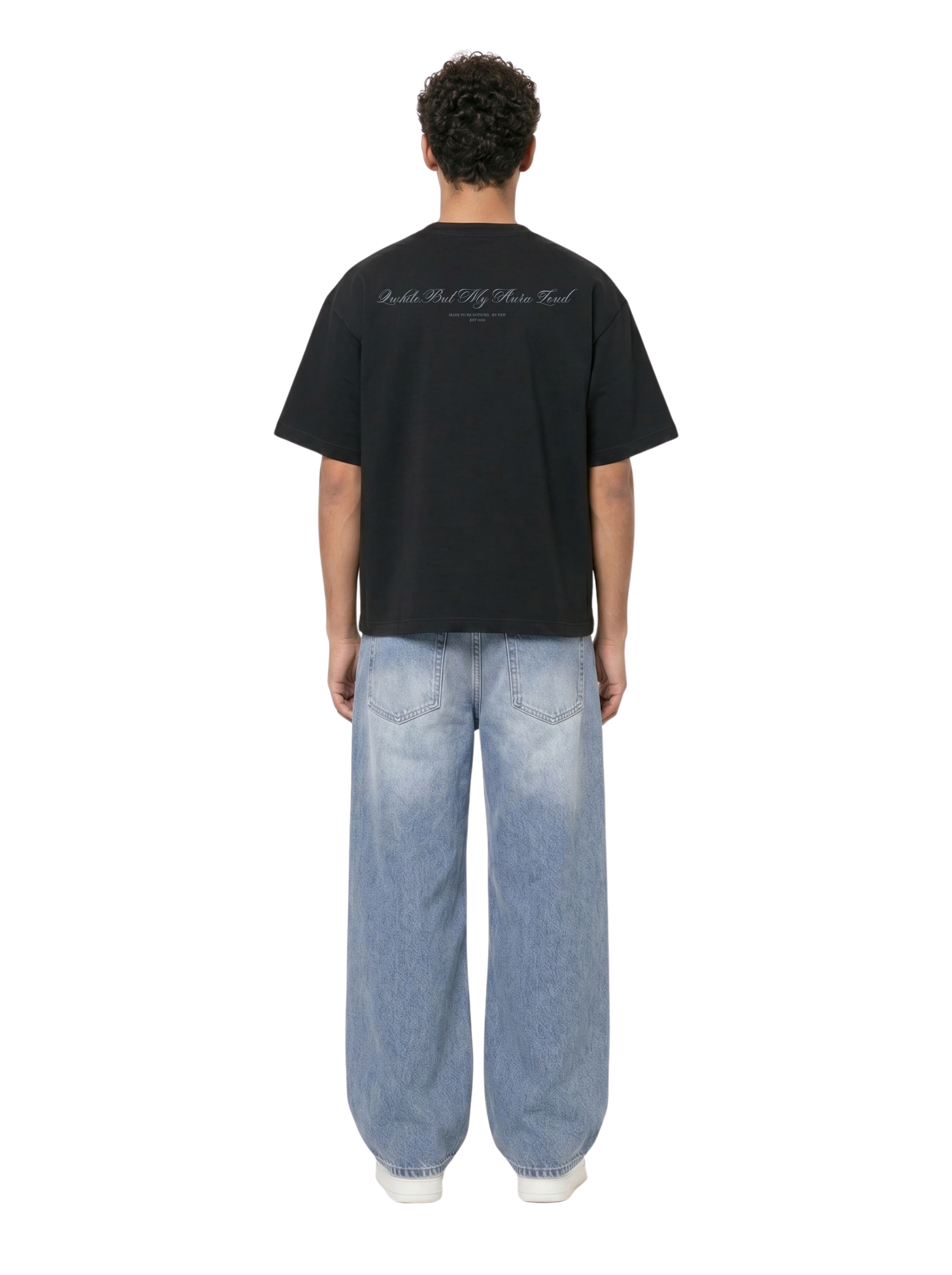 Black Oversized Heavyweight Tee