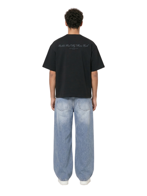 Black Oversized Heavyweight Tee