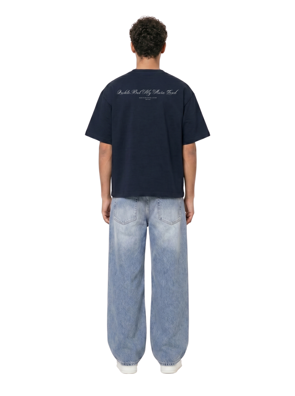 Navy Oversized Heavyweight Tee