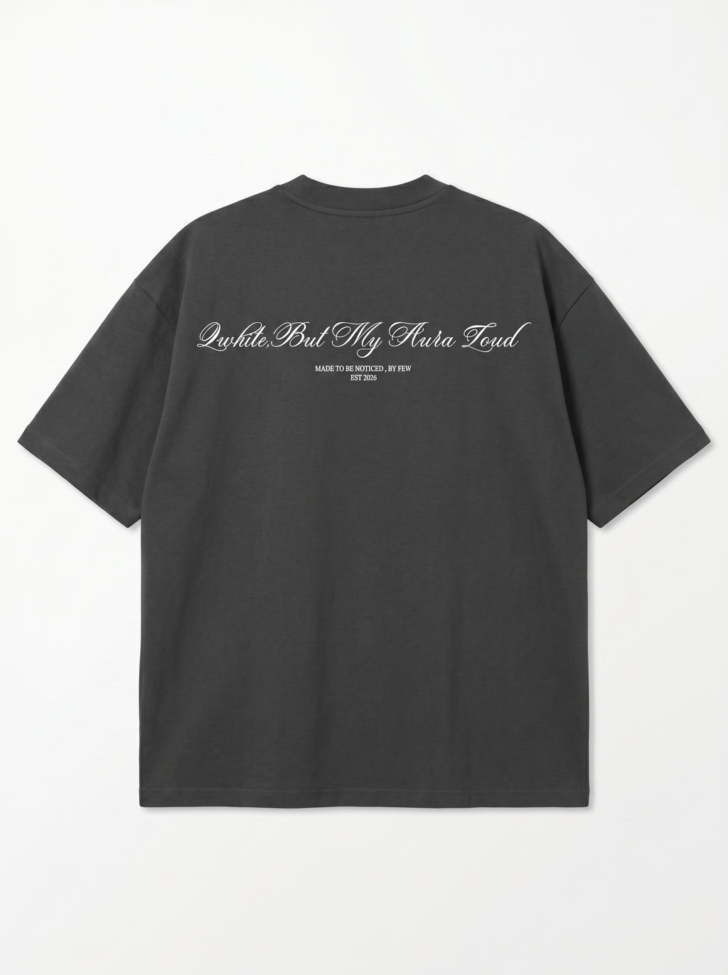 Grey Oversized Heavyweight Tee