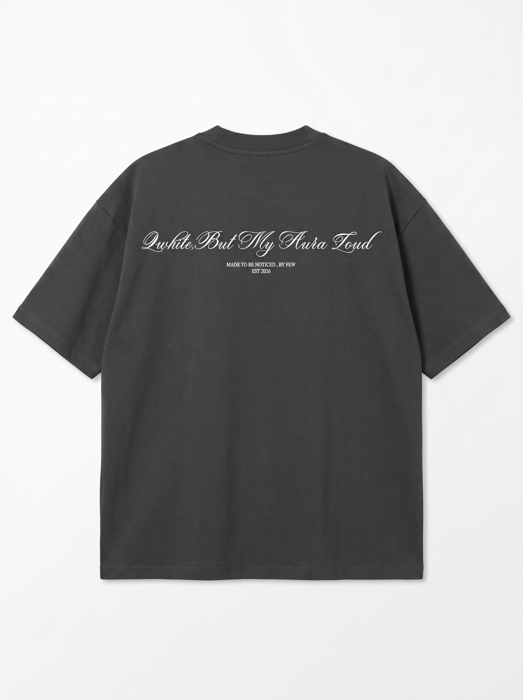 Grey Oversized Heavyweight Tee
